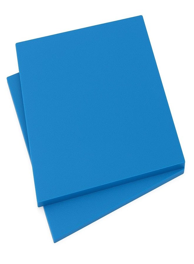 Singhal Blue HDPE Sheet 5 MM - Pack of 2 Durable, Versatile & Weather-Resistant for Industrial & DIY Use - 50x50 CM - Image 1